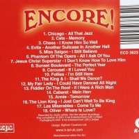 Encore!-18 Hit Songs From Broadway-Cats,Evita,Miss Saigon,Chicago...