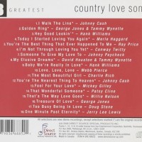 18 Country Love Songs-Johnny Cash,Hank Williams,Merle Haggard...